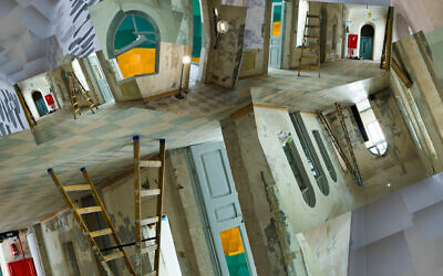 A frame from 'The Builder' by Kobi Vogman. (Courtesy)