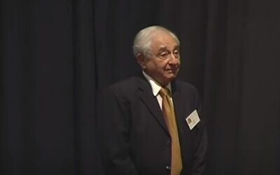 Uzia Galil, a founding father of Israel's high tech industry (YouTube screenshot)