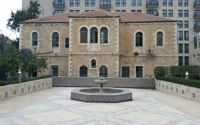 Exterior of the HaMiffal art collective in Jerusalem. (Courtesy)