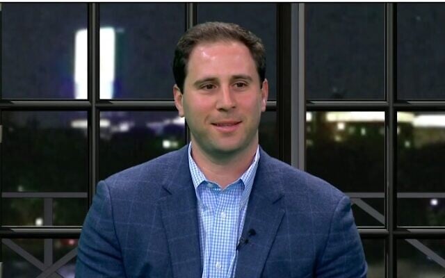 Team Israel pitcher Jeremy Bleich in a 2018 interview. (YouTube) Team Israel pitcher Jeremy Bleich in a 2018 interview. (YouTube)