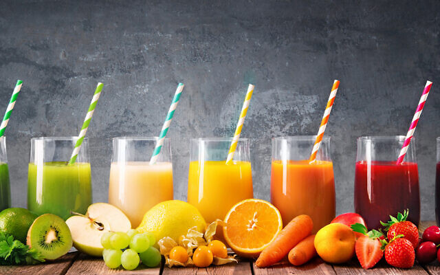 Illustrative image of an assortment of fresh fruits and vegetables juices (AlexRaths; iStock by Getty Images) Illustrative image of an assortment of fresh fruits and vegetables juices (AlexRaths; iStock by Getty Images)