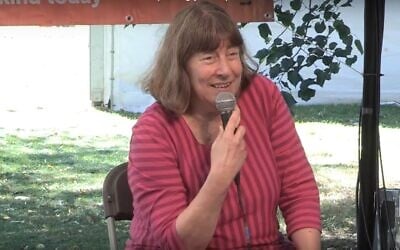 Dr. Lindsey Taylor-Guthartz speaks at the annual Greenbelt arts, faith, and justice festival in the UK in 2016. (YouTube)