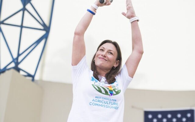 Nikki Fried at an event supporting Florida Democratic political candidates at Meyer Ampitheatre in West Palm Beach, Nov. 3, 2018. (Tom Williams/CQ Roll Call) Nikki Fried at an event supporting Florida Democratic political candidates at Meyer Ampitheatre in West Palm Beach, Nov. 3, 2018. (Tom Williams/CQ Roll Call)
