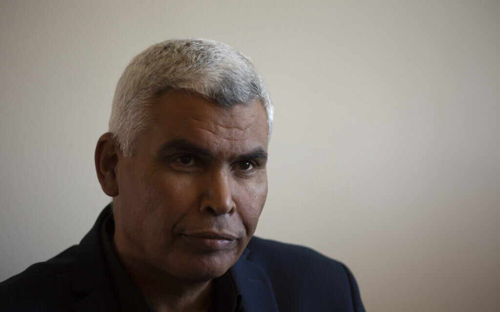 Lawmaker Said al-Harumi pauses during an interview at his office at the Knesset in Jerusalem, on June 28, 2021.(AP Photo/Maya Alleruzzo) Lawmaker Said al-Harumi pauses during an interview at his office at the Knesset in Jerusalem, on June 28, 2021.(AP Photo/Maya Alleruzzo)