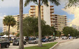 This photo shows the 156-unit Crestview Towers, Friday, July 2, 2021 in North Miami Beach, Fla. The city of North Miami Beach ordered the evacuation of Crestview Towers, a condominium building Friday after a review found unsafe conditions about 5 miles from the site of last week's deadly collapse in South Florida. (AP Photo/Rebecca Santana)