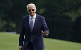 US President Joe Biden walks from Marine One on the South Lawn of the White House in Washington, Wednesday, July 7, 2021, (AP Photo/Susan Walsh)