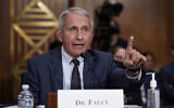 Top infectious disease expert Dr. Anthony Fauci, as he testifies before the Senate Health, Education, Labor, and Pensions Committee, on Capitol Hill in Washington, July 20, 2021. (J. Scott Applewhite/AP)