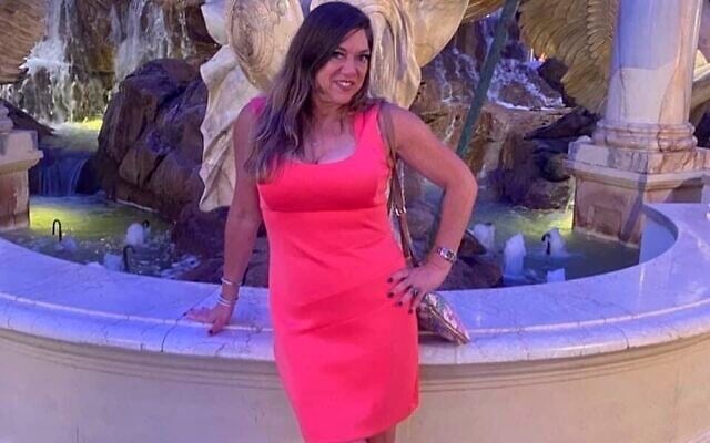 This June 1, 2021 photo provided by Liz Segel shows Estelle Hedaya at Caesars Palace in Las Vegas. (Liz Segel via AP) This June 1, 2021 photo provided by Liz Segel shows Estelle Hedaya at Caesars Palace in Las Vegas. (Liz Segel via AP)