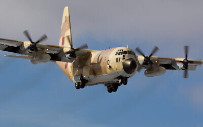 A Royal Moroccan Air Force C-130 plane comes in for a landing in an undated photograph. (Dmitry Terekhov/CC BY-SA 2.0/Wikimedia)