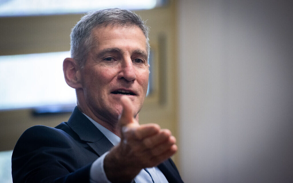 Meretz party MK Yair Golan during a faction meeting at the Knesset in Jerusalem, on May 31, 2021. (Yonatan Sindel/Flash90)