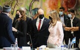 Prime Minister Naftali Bennett seen during a cabinet meeting at the Knesset, the Israeli parliament in Jerusalem on July 19, 2021.  (Marc Israel Sellem/POOL)