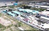 The alleged Karaj centrifuge parts plant near Karaj, Iran, seen in a photo posted online by Google user Edward Majnoonian, in May 2019. (Screenshot/Google Maps)