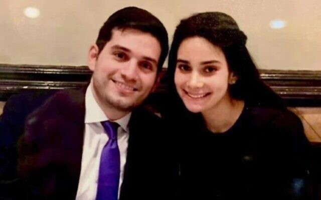 Benny and Malky Weisz (Chabad.org via JTA)