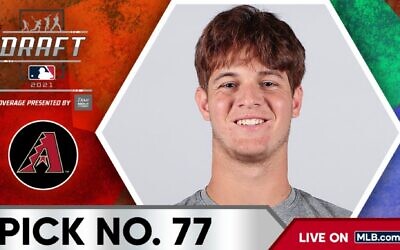 Jacob Steinmetz is drafted for the MLB (MLB.com via JTA)