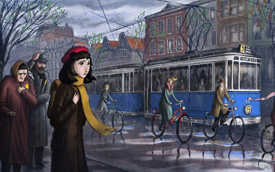 A still from director Ari Folman's 'Where is Anne Frank.' (Purple Whale Films)
