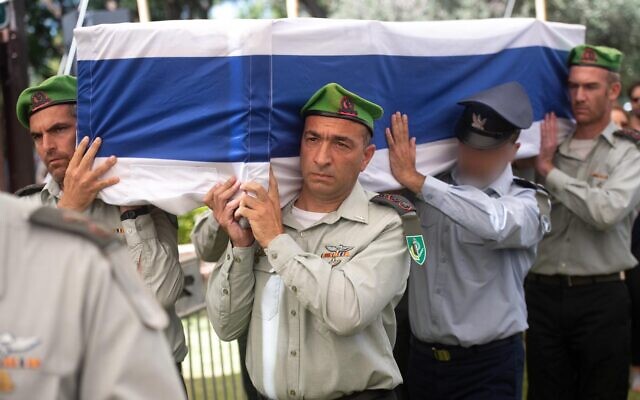 Col. Sharon Asman, 42, is laid to rest in Tel Aviv on July 4, 2021 (IDF spokesperson's office) Col. Sharon Asman, 42, is laid to rest in Tel Aviv on July 4, 2021 (IDF spokesperson's office)