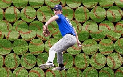 Jacob Steinmetz is the first Orthodox player drafted by a Major League Baseball team. (Courtesy of the Steinmetz family via JTA)