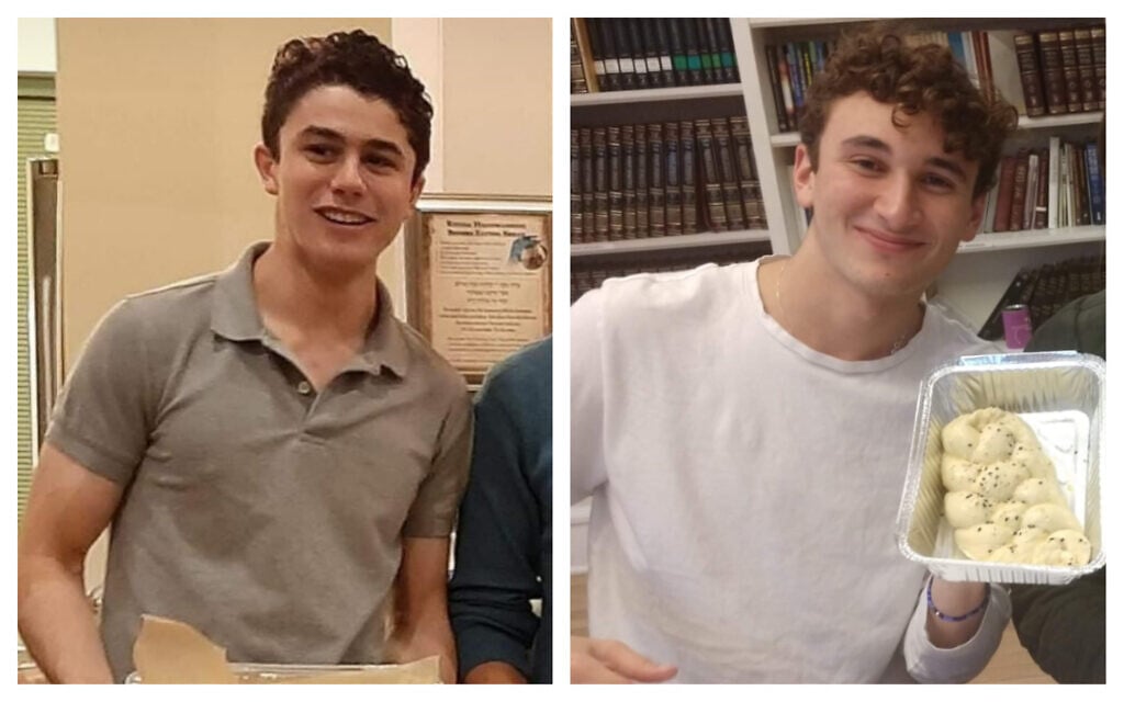 Max Lewis, left, and Ilan Naibryf both served as leaders in the University of Chicago Jewish community. Lewis died after being hit by a stray bullet and Naibryf is missing in the building collapse in Surfside, Florida. (Courtesy of University of Chicago Chabad/ via JTA) Max Lewis, left, and Ilan Naibryf both served as leaders in the University of Chicago Jewish community. Lewis died after being hit by a stray bullet and Naibryf is missing in the building collapse in Surfside, Florida. (Courtesy of University of Chicago Chabad/ via JTA)