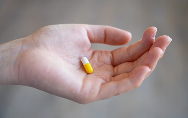 Illustrative: A pill is held in a hand (Rosifan19; iStock by Getty Images) Illustrative: A pill is held in a hand (Rosifan19; iStock by Getty Images)