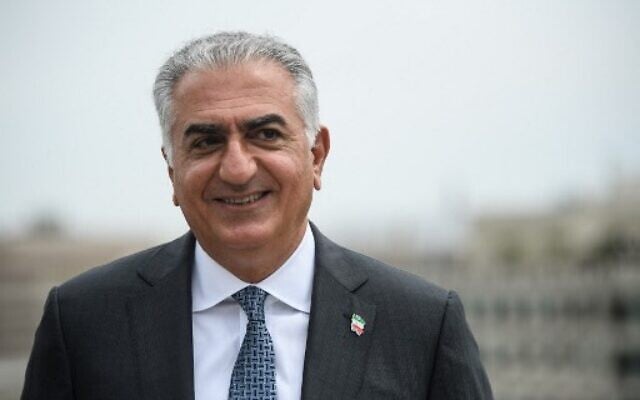 Reza Pahlavi, son of the last Shah of Iran, poses for a picture during an interview with AFP in Washington, DC, on August 3, 2021. (Photo by Nicholas Kamm / AFP) Reza Pahlavi, son of the last Shah of Iran, poses for a picture during an interview with AFP in Washington, DC, on August 3, 2021. (Photo by Nicholas Kamm / AFP)