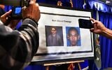In this file photo taken on April 29, 2019, photographers capture images of suspect Mark Steven Domingo, arrested in connection with an alleged terror plot targeting Southern California sites, in Los Angeles. (Frederic J. BROWN / AFP)