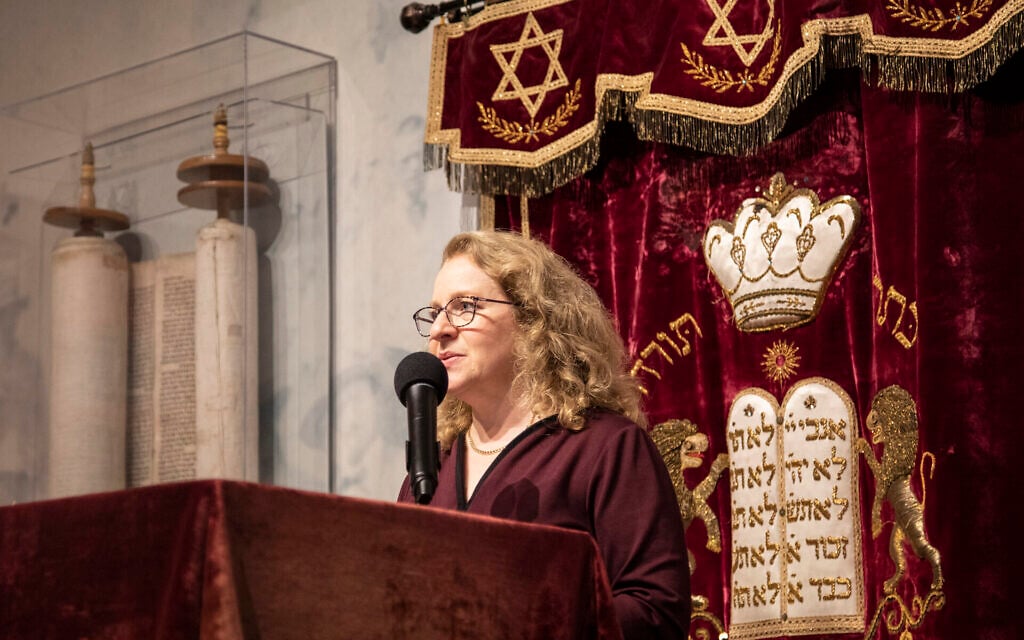 Rabbi Mary Zamore, the executive director of the Women's Rabbinic Network (Steve Shawl via JTA)