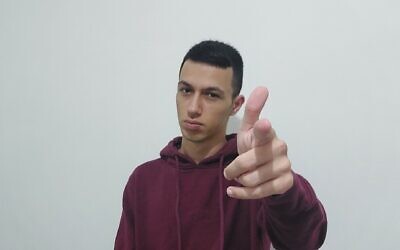 Maxim Mirel, aka Max, succeeded in gaining a wildcard spot in the Grand Beatbox Battle in Warsaw, Poland, in October 2021. (Courtesy)