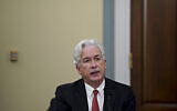 CIA Director William Burns speaks during a House Intelligence Committee hearing on Capitol Hill in Washington, April 15, 2021. (Al Drago/Pool via AP)