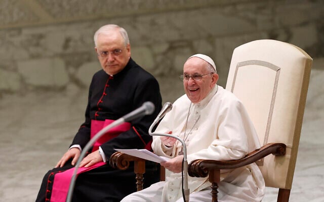 Pope Francis speaks during his weekly general audience in the Paul VI hall at the Vatican, Wednesday, Aug. 11, 2021. (AP Photo/Riccardo De Luca) Pope Francis speaks during his weekly general audience in the Paul VI hall at the Vatican, Wednesday, Aug. 11, 2021. (AP Photo/Riccardo De Luca)