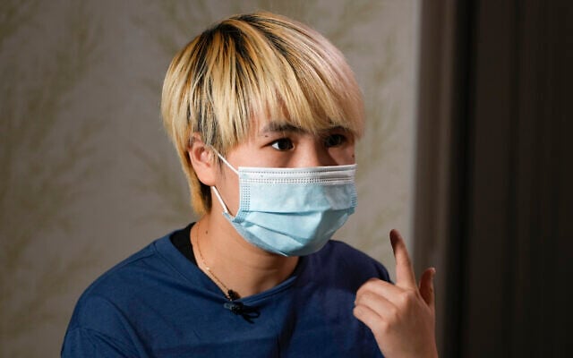 Wu Huan speaks during an interview in a safe house in Ukraine on June 30, 2021 (AP Photo) Wu Huan speaks during an interview in a safe house in Ukraine on June 30, 2021 (AP Photo)