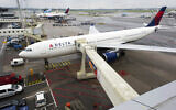 Illustrative: A Delta aircraft is seen on Schiphol airport in Amsterdam, Wednesday, Aug. 7, 2013.  (AP Photo/Evert Elzinga)