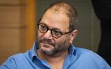 Hadash MK Ofer Cassif at a Knesset Arrangements Committee meeting on June 21, 2021. (Yonatan Sindel/Flash90)
