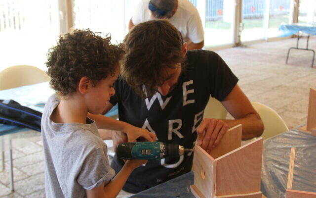 Kids can partake in a variety of interactive projects at the Bible Lands Museum's 'Early Birds' exhibit. (Shmuel Bar-Am)