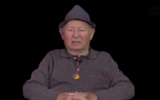 Warsaw Ghetto survivor Shalom Stamberg is interviewed in 2017. (Screen capture/YouTube)