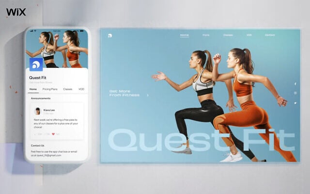 Illustrative image of a Wix-made app. (Courtesy/Wix)