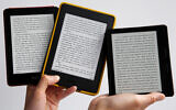 Illustrative image of Amazon Kindle e-readers, April 28, 2016, in New York. (AP/Kathy Willens)