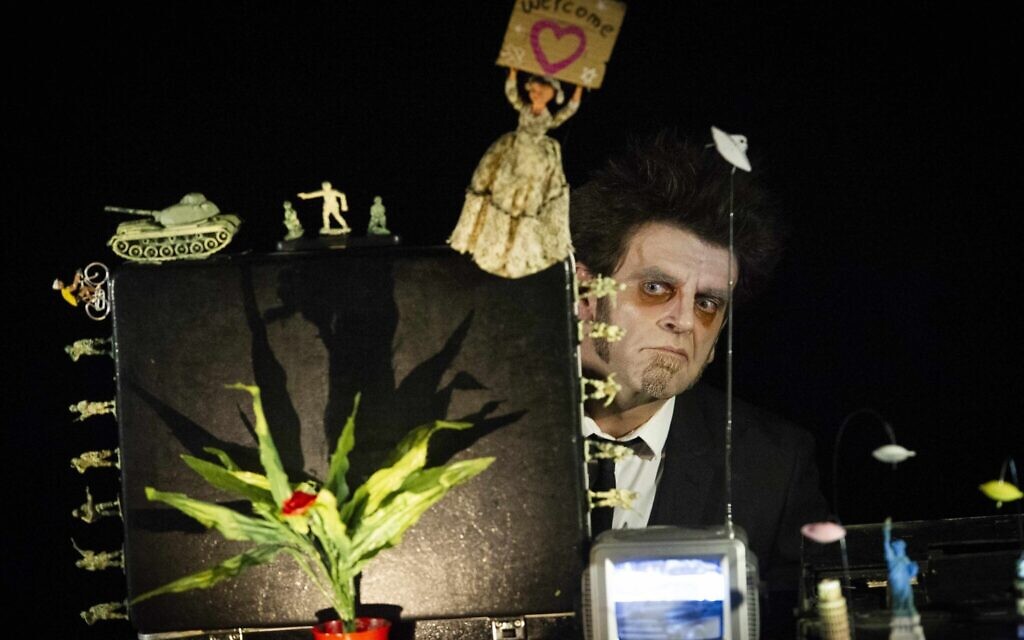 'Invaders,' one of the works being performed at the Jerusalem Puppet Festival, August 22-26, 2021 (Courtesy Virginie Meigne)