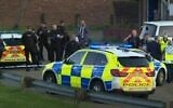 Police in Plymouth, UK on August 12, 2021 (video screenshot)