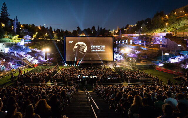 The opening of the annual Jerusalem Film Festival is on August 24, screening Ari Folman's 'Where is Anne Frank?' at Sultan's Pool, as in years past (Courtesy Dor Kedmi) The opening of the annual Jerusalem Film Festival is on August 24, screening Ari Folman's 'Where is Anne Frank?' at Sultan's Pool, as in years past (Courtesy Dor Kedmi)
