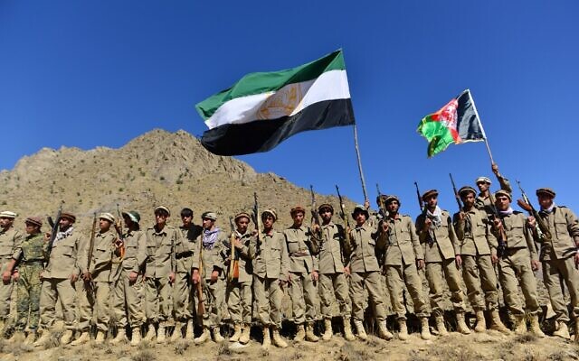 Afghan resistance movement and anti-Taliban uprising forces take part in a military training at Malimah area of Dara district in Panjshir province, on September 2, 2021, as the valley remains the last major holdout of anti-Taliban forces. (Ahmad Sahel Arman/AFP) Afghan resistance movement and anti-Taliban uprising forces take part in a military training at Malimah area of Dara district in Panjshir province, on September 2, 2021, as the valley remains the last major holdout of anti-Taliban forces. (Ahmad Sahel Arman/AFP)
