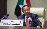 Sudan's Prime Minister Abdalla Hamdok chairs a cabinet meeting in the capital Khartoum, on September 21, 2021. (AFP)