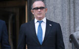 Igor Fruman leaves in Federal court in Manhattan, Friday, Sept. 10, 2021. (AP Photo/Mary Altaffer)