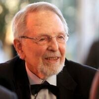 Philanthropist Dan David, for whom the Dan David Prize is named, and which now is considered the largest history prize in the world (Courtesy Dan David Foundation)