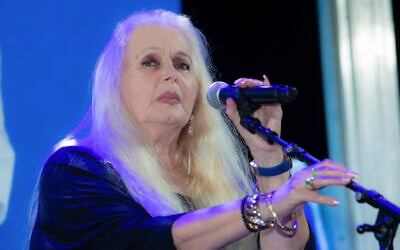 Israeli singer Miri Aloni, February 11, 2019. (Moshe Shai/FLASH90)