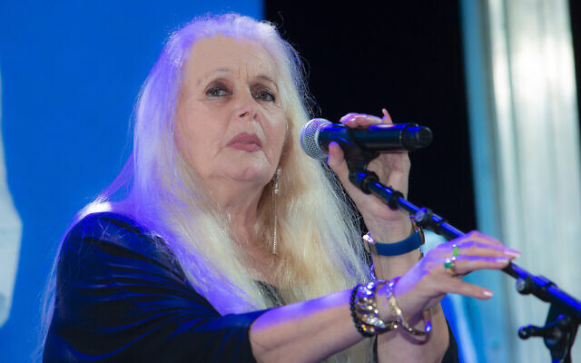 Israeli singer Miri Aloni, February 11, 2019. (Moshe Shai/FLASH90) Israeli singer Miri Aloni, February 11, 2019. (Moshe Shai/FLASH90)