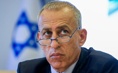 Health Ministry Director-General Nachman Ash at press conference about the coronavirus, in Jerusalem on August 29, 2021. (Olivier Fitoussi/Flash90)