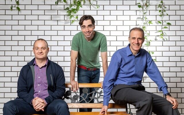Guardicore founders from right: Dror Sal'ee, Pavel Gurvich and Ariel Zeitlin. (Courtesy) Guardicore founders from right: Dror Sal'ee, Pavel Gurvich and Ariel Zeitlin. (Courtesy)