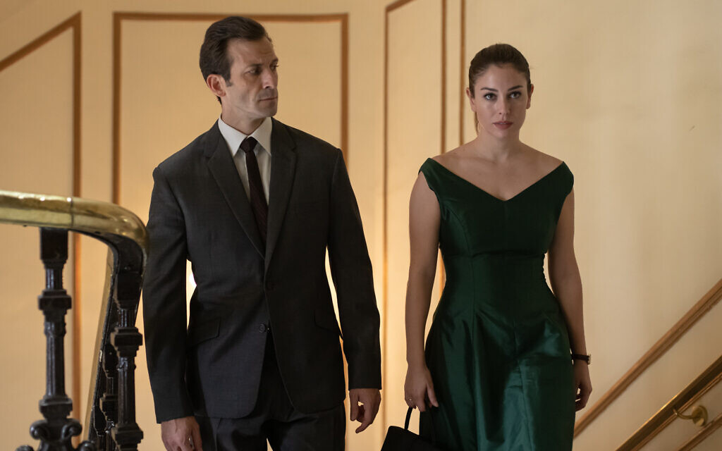 Iván Marcos as 'Lucena' and Blanca Suárez as 'Isabel' in Netflix limited series 'Jaguar.' (Manuel Fernandez-Valdes/Netflix)
