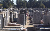 The Jewish cemetery of La Tablada in Buenos Aires, Argentina, pictured in 2013. (Wikimedia Commons/Dario Alpern)