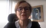 Screen capture from a June 2020 video of Najla Bouden who was selected to become prime minister of Tunisia, September 29, 2021. (YouTube)